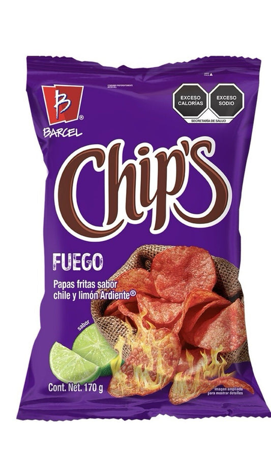 Chips Moradas  70 Pzs